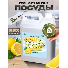 Средство для мытья посуды 5 литров Dish-5L-lemon-2024